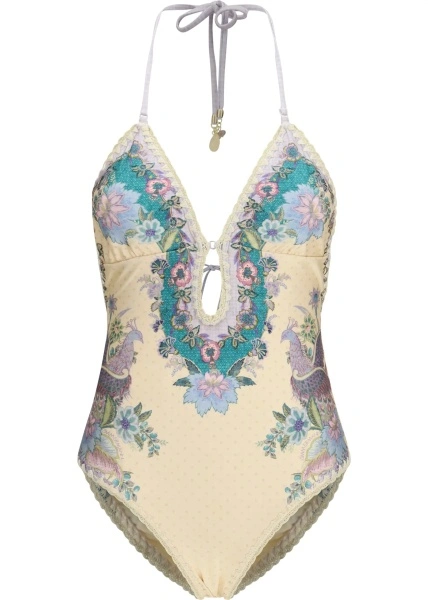 Costume Indra crochet detail One-Piece Swimsuit
