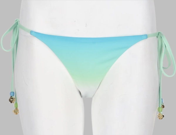 Costume Slip Bikini Gradient Con Perline