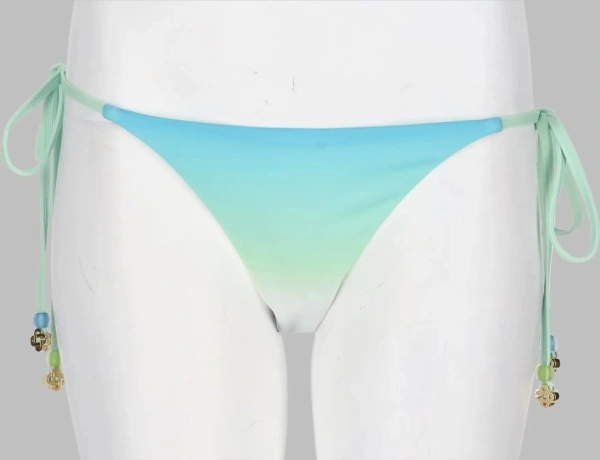 Costume Slip Bikini Gradient Con Perline