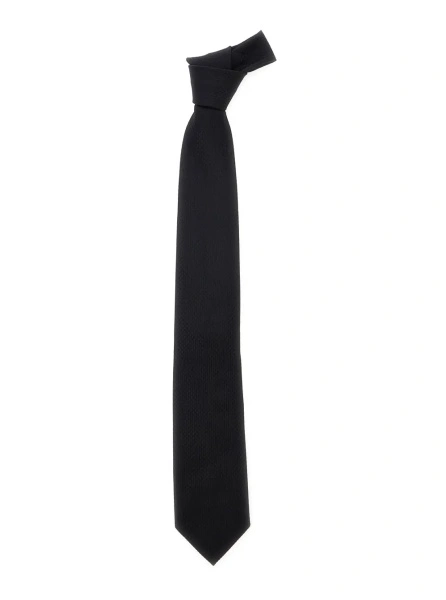 Cravata Tom Ford neagra din matase