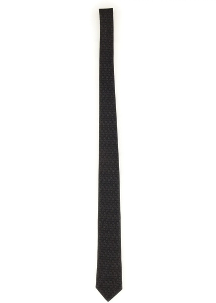 Cravate Gancini Jacquard Tie