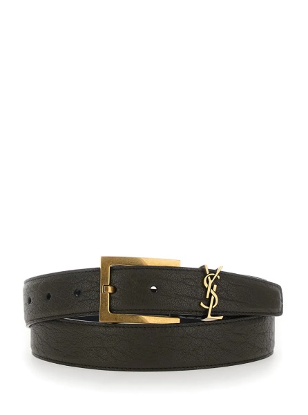 Curea Brown Belt with Cassandre buckle closure in leather for women