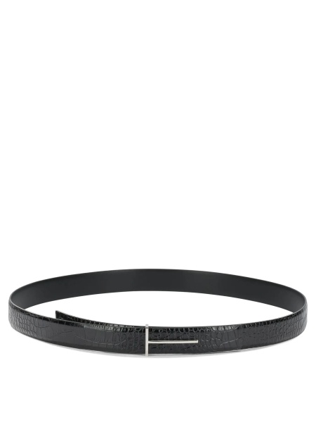Curea "T Line" Leather Belt