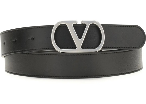 Curea VLogo Signature leather Belt