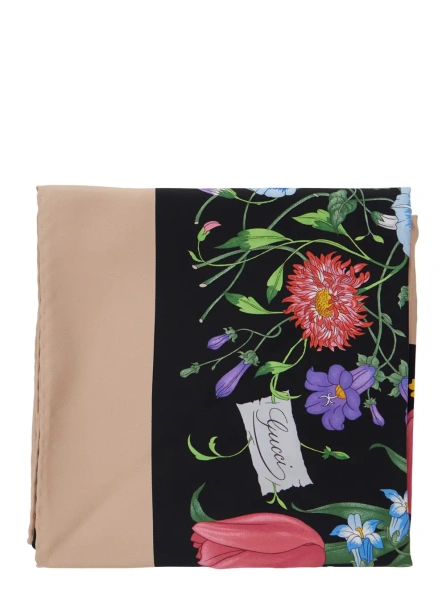 Esarfa Gucci multicolora din twill