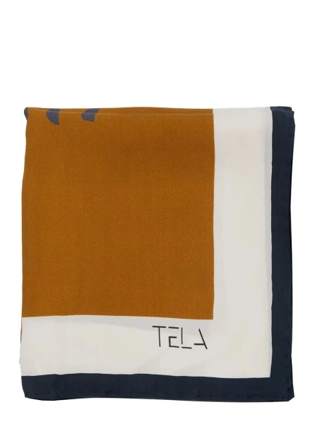 Esarfa multicolor scarf with all-over print in silk Women
