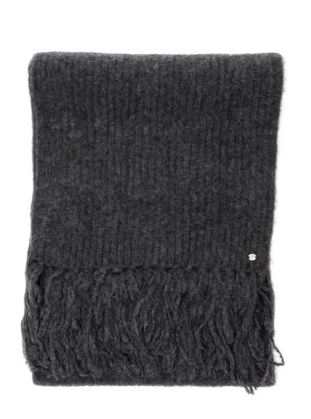 Esarfa Starla Wool Blend Scarf with gray wool and alpaca unisex