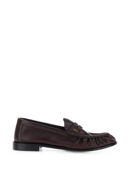 Espadrile Saint Laurent maro din piele