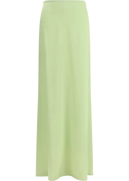 Fusta Classic long silk Skirt
