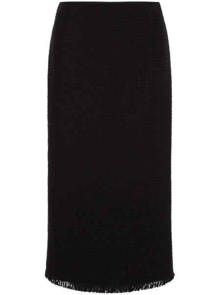 Fusta cu talie inalta Alberta Ferretti neagra