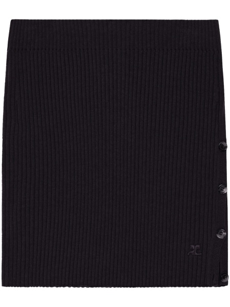 Fusta drepte COURRÈGES neagra