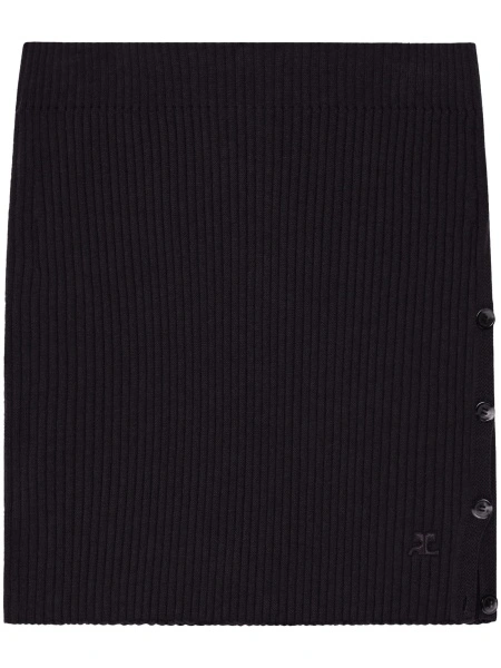 Fusta drepte COURRÈGES neagra
