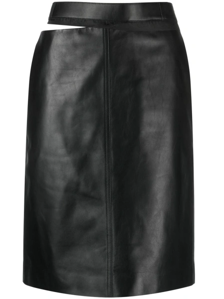 Fusta drepte Fendi neagra