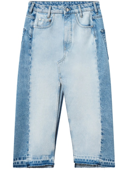 Fusta drepte Stella McCartney albastra