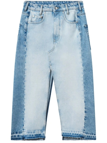 Fusta drepte Stella McCartney albastra