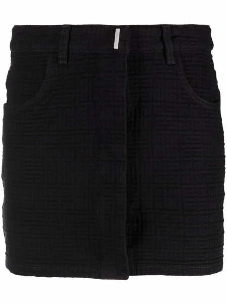 Fusta Givenchy neagra din bumbac