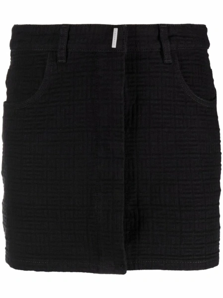 Fusta Givenchy neagra din bumbac