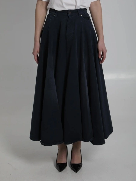 Fusta Godet Maxi Skirt