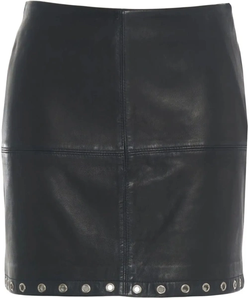 Fusta scurta oval square neagra