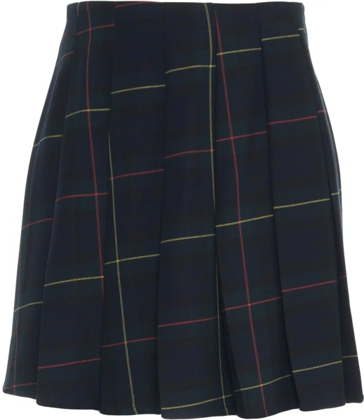 Fuste Mini skirt with check pattern
