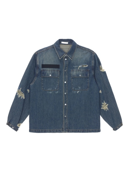 Geaca de blugi HELMUT LANG albastra