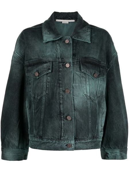 Geaca de blugi Stella McCartney albastra