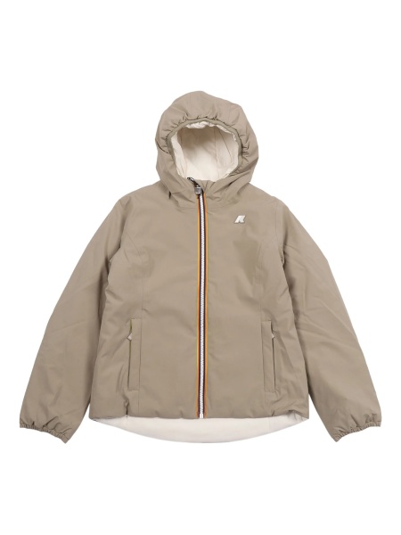 Geaca de iarna K-WAY KIDS neutra din elastan si nylon