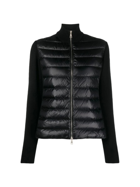 Geaca de iarna Moncler neagra din poliamida