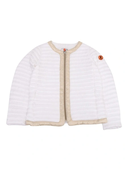 Geaca de iarna Save the Duck alba din nylon