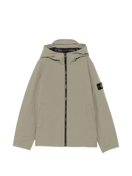 Geaca de iarna Stone Island neutra din polyester si elastan