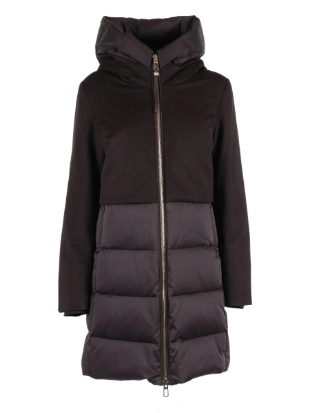 Geaca Oversize DUNO maro din lana si polyester