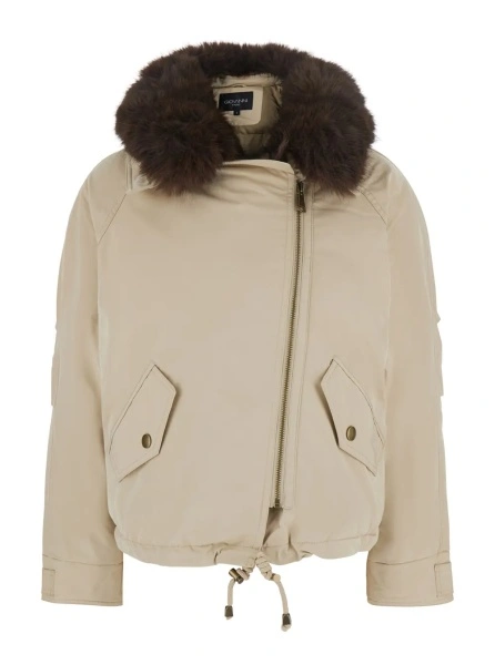 Geaca parka Giovanni Paris bej