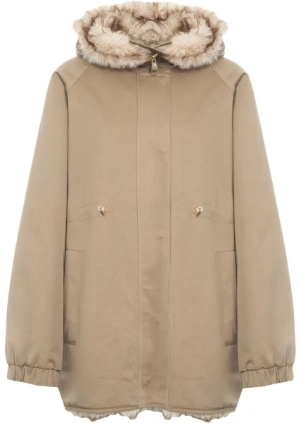 Geaca Parka Parka with detachable fur trim