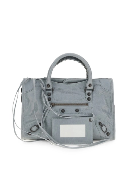 Geanta de mana Balenciaga albastra din piele