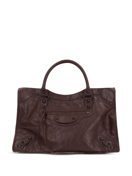Geanta de mana Balenciaga rosie din piele