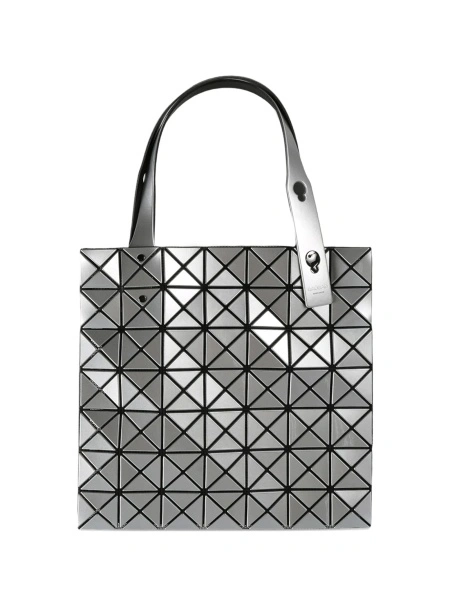 Geanta de mana BAO BAO ISSEY MIYAKE argintie din pvc