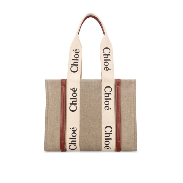 Geanta de mana Chloe Woody Medium Tote Bag
