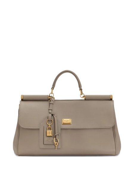 Geanta de mana Dolce & Gabbana neutra din piele si pvc