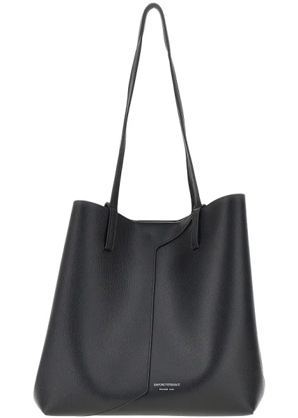Geanta de mana 'Emporio Armani 1981' leather shopping bag
