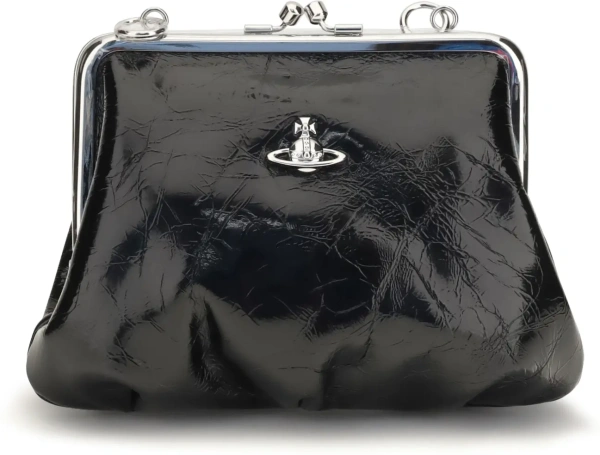 Geanta de mana Granny Frame patent leather Handbag