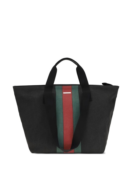 Geanta de mana Gucci neagra din material textil