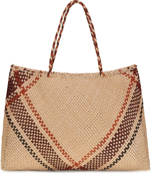 Geanta de mana Handwoven leather Tote Bag