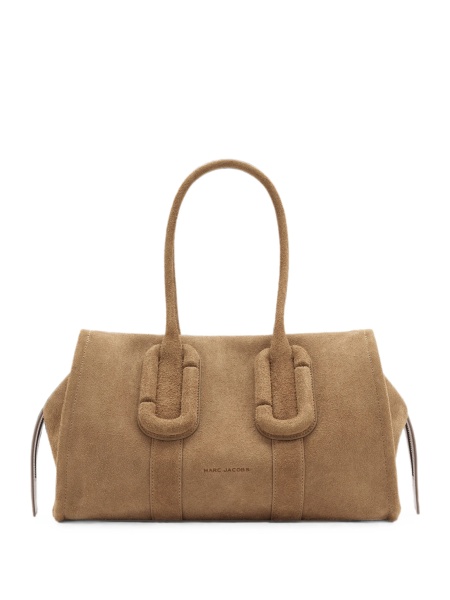 Geanta de mana Marc Jacobs maro din piele intoarsa
