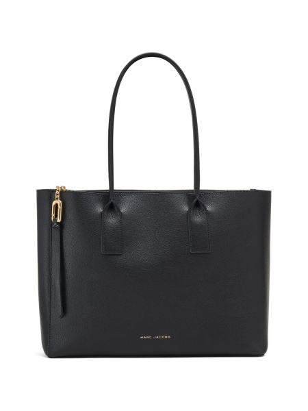 Geanta de mana Marc Jacobs neagra din piele si poliuretan