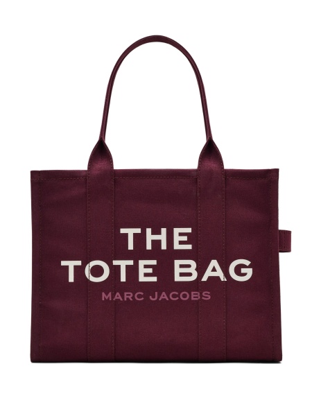 Geanta de mana Marc Jacobs violet din bumbac