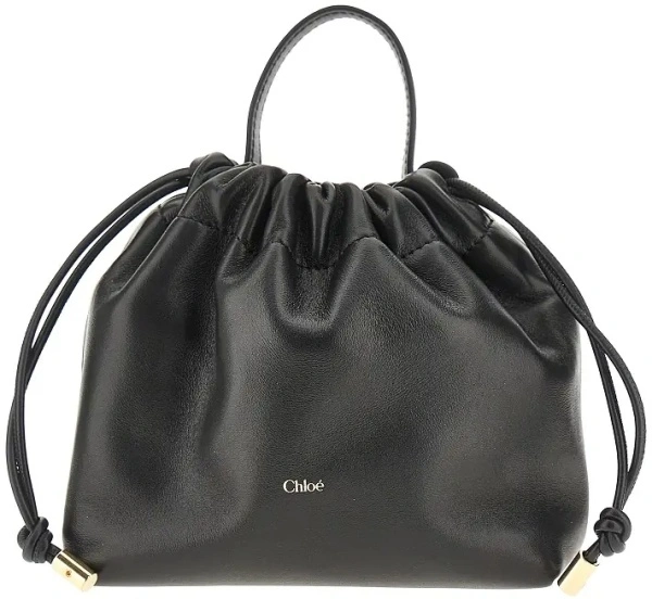 Geanta de mana 'Mini Chloé Icons' leather bag with chain