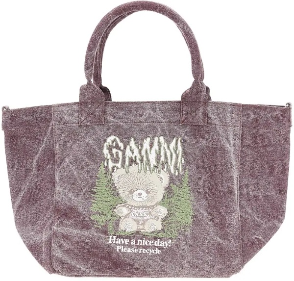 Geanta de mana Small 'Forest Teddy' tote bag