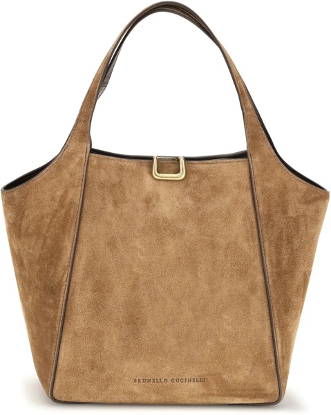 Geanta de mana Small sartorial suede Bucket Bag