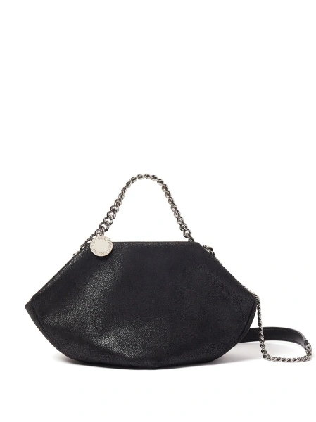 Geanta de mana Stella McCartney falabella neagra din polyester