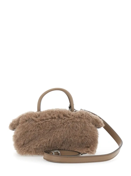 Geanta de mana TED HOLD ALL S4 Bag with handles and zip closure, Tech Fabric, Beige, women